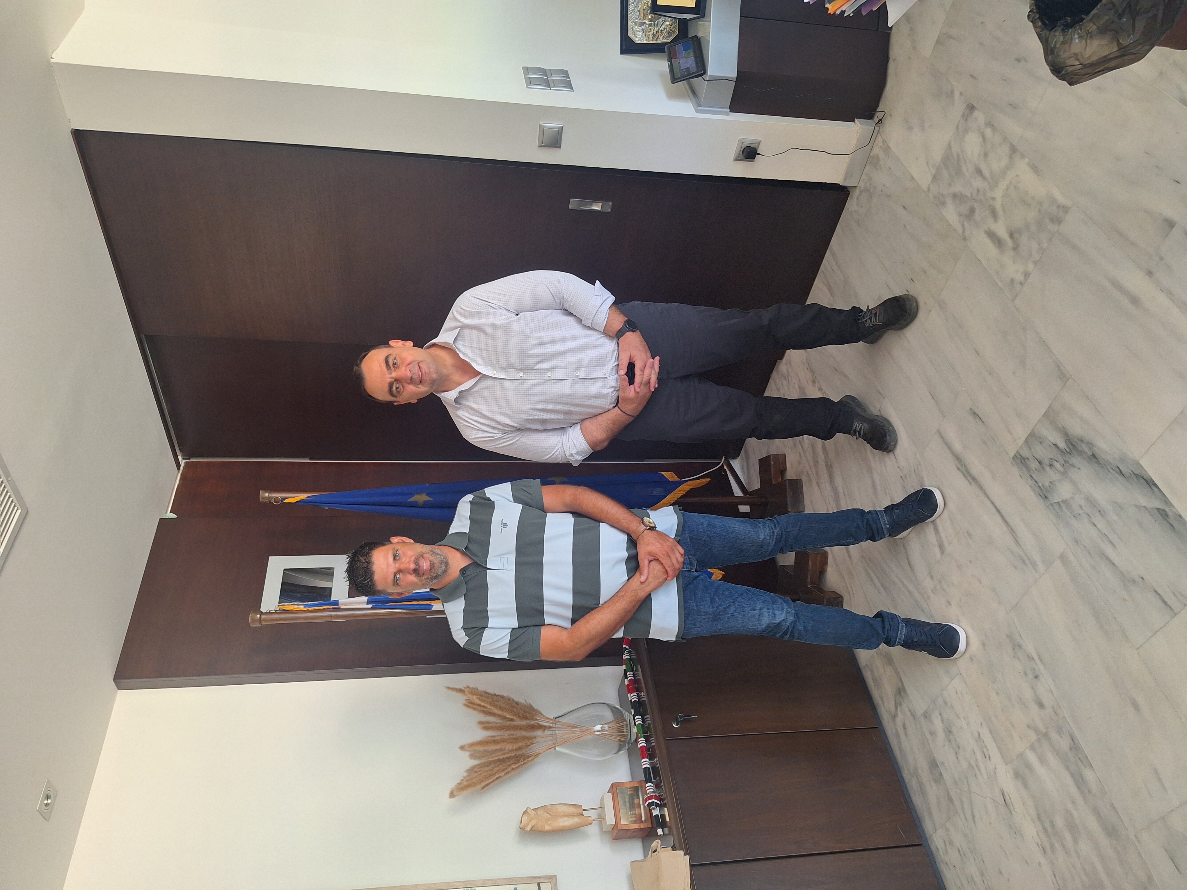 Συνάντηση του Αντιπεριφερειάρχη Λακωνίας με τον Πρόεδρο της Τ.Κ.  Μεταμόρφωσης του Δήμου Μονεμβασίας