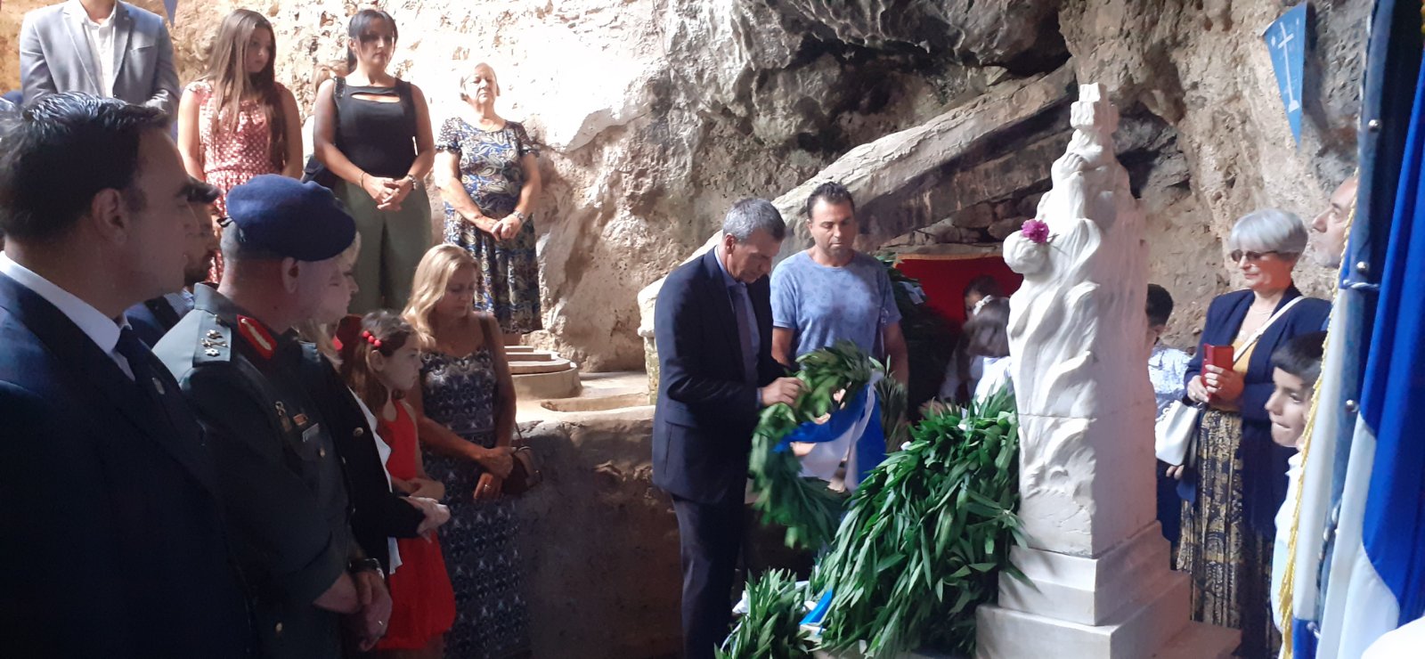 Ο ΔΗΜΑΡΧΟΣ ΣΠΑΡΤΗΣ ΣΤΙΣ ΕΚΔΗΛΩΣΕΙΣ ΜΝΗΜΗΣ ΤΟΥ ΠΑΛΑΙΟΜΟΝΑΣΤΗΡΟΥ ΒΡΟΝΤΑΜΑ