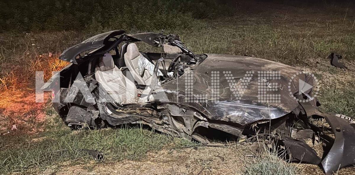 Σοκαριστικό τροχαίο στον Πύργο με πολυτελές όχημα -Νεκρός 45χρονος