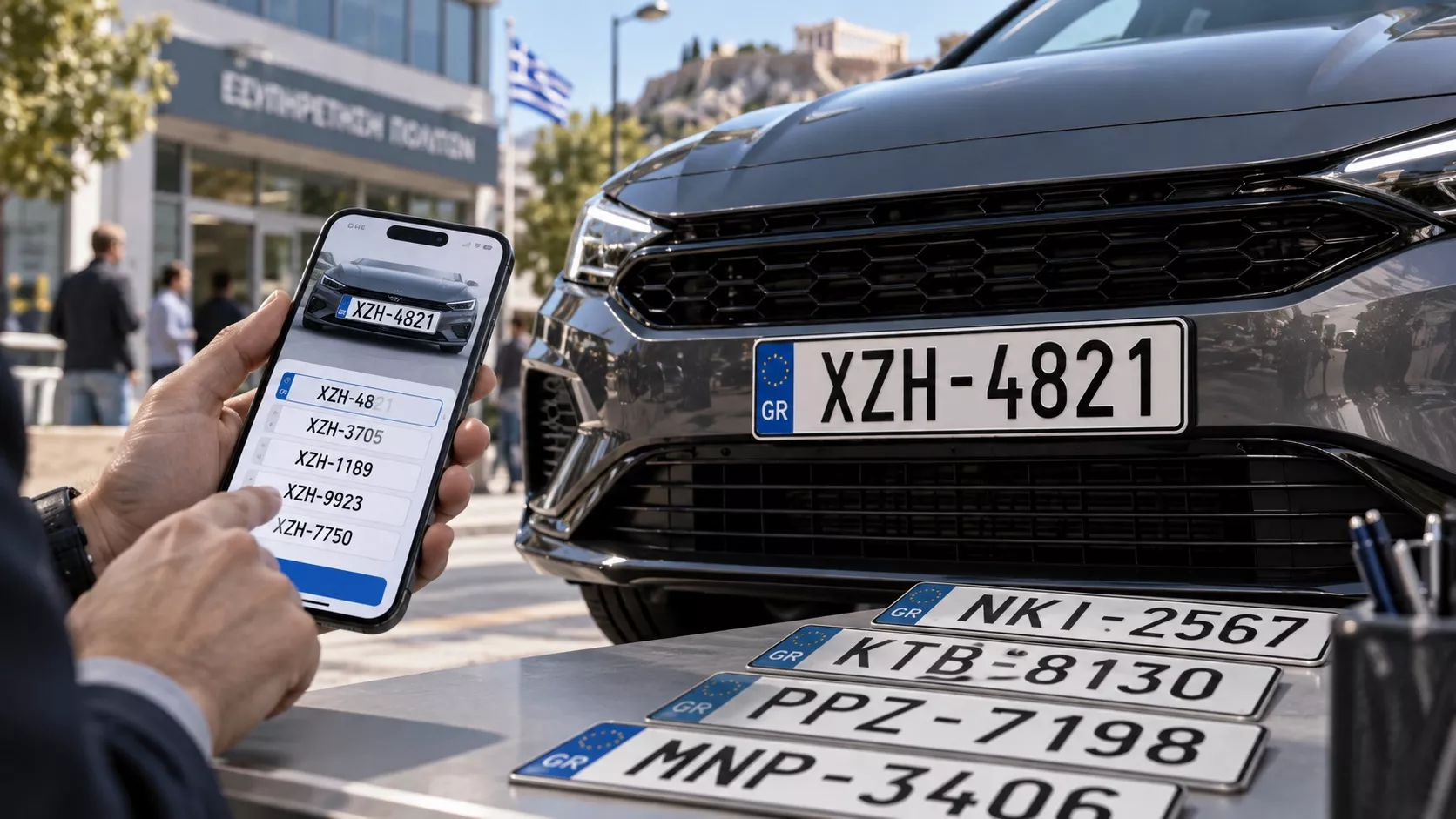 Αλλαγές στις πινακίδες κυκλοφορίας – Πώς θα επιλέγουμε τον αριθμό μας