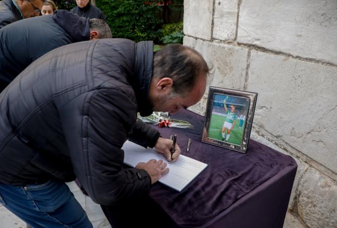 Αλαφούζος, Καρούλιας και Μπακασέτας τον επικήδειο του Δομάζου