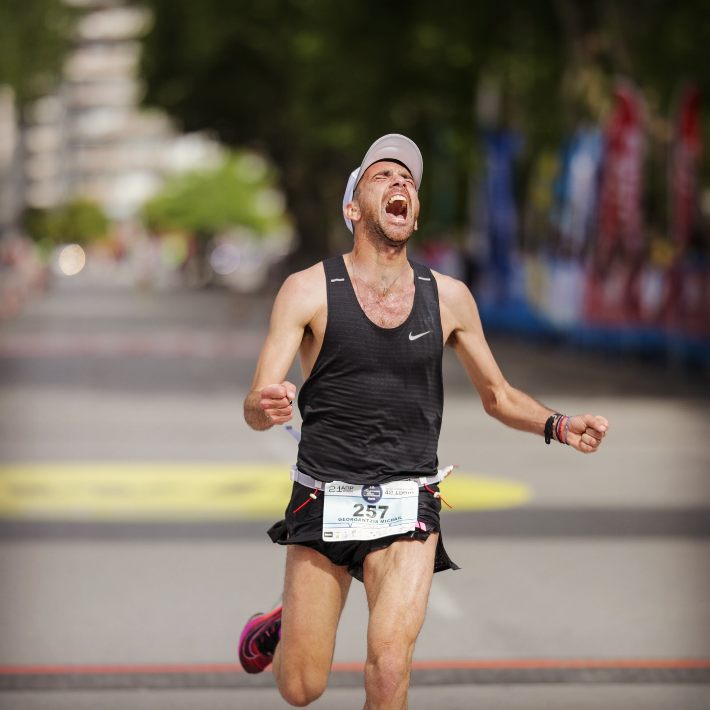 Και μετά... περνάς τη γραμμή τερματισμού.