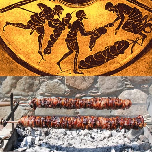 ΚΟΚΟΡΕΤΣΙ: Αρχαιοελληνικός εκλεκτός μεζές, με αποδείξεις