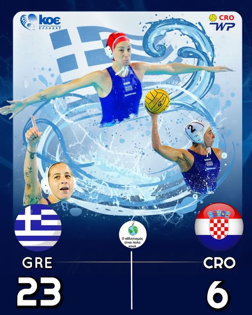 Εθνική Πόλο Γυναικών: Διέλυσε την Κροατία, πέρασε Αήττητη στον Ημιτελικό 