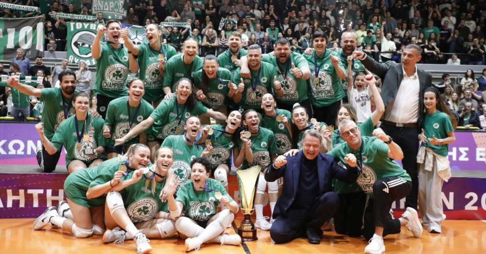 Volley League Γυναικών: Πρωταθλητής ο Παναθηναϊκός