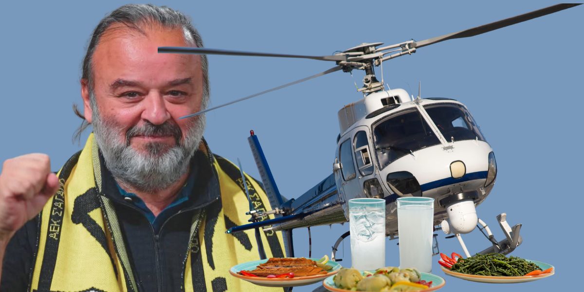 Μάριος Ηλιόπουλος: Σε ποιό χωριό προσγείωσε ελικόπτερο για να πιει ούζα!