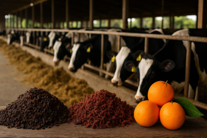 Ζωοτροφές από υποπροϊόντα πυρηνελαιουργείας και εσπεριδοειδών 