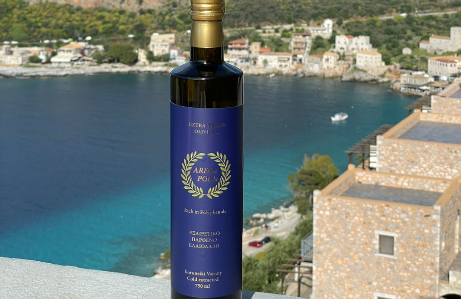 Χρυσή διάκριση στο ελαιόλαδο AreosPolis από τη Μάνη