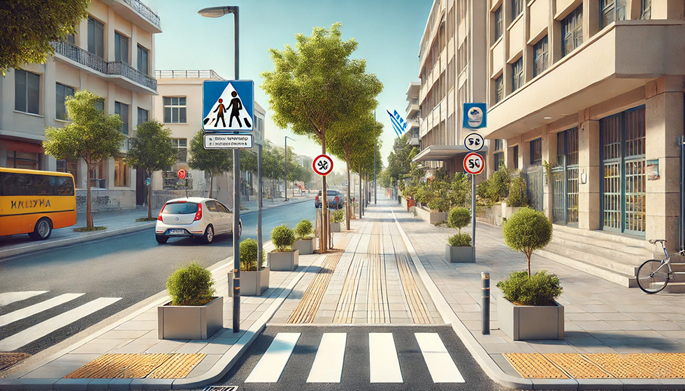 Σχολεία &amp; Οδική Ασφάλεια: Τεχνικές Οδηγίες και ένα Πρότυπο Προκήρυξης