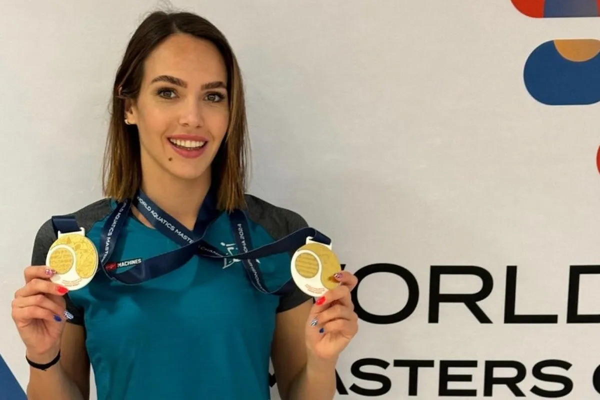 4 Χρυσά, 1 Αργυρό Μετάλλιο στο Παγκόσμιο Πρωτάθλημα Κολύμβησης Masters από την Αφροδίτη Γιαρένη και ρεκόρ Αγώνων