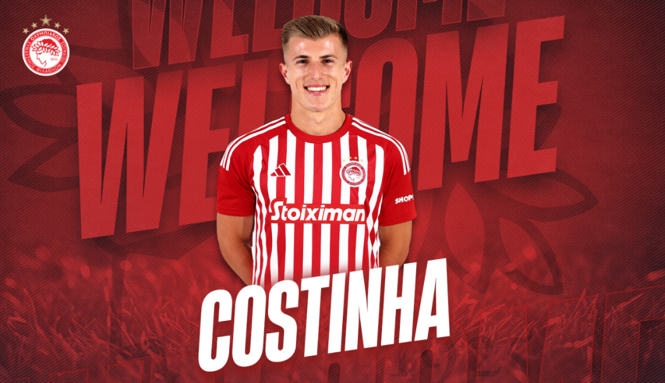 Ολυμπιακός: Υπέγραψε και ανακοινώθηκε ο Κοστίνια