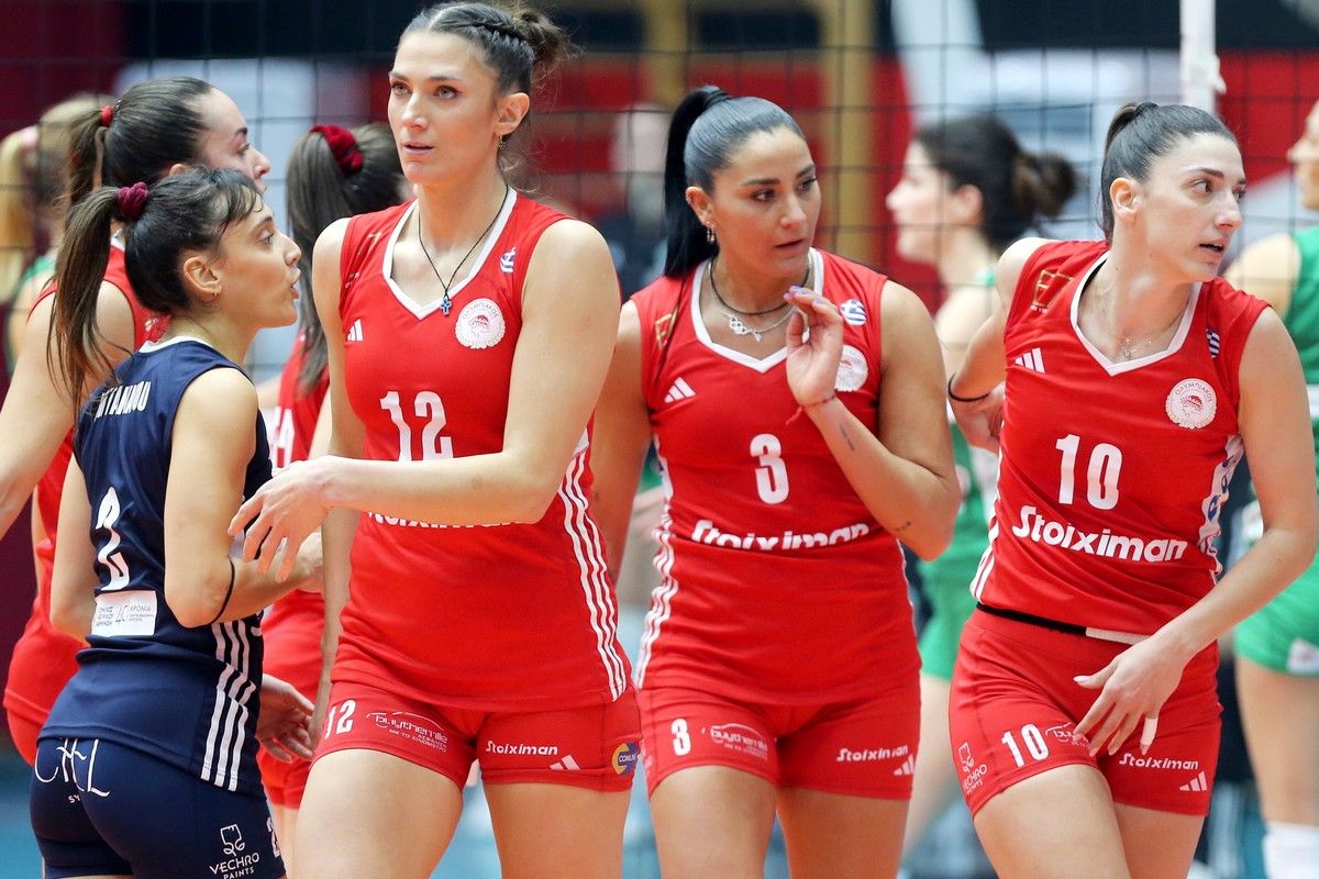 Ολυμπιακός: Για την ολική ανατροπή στην Κωνσταντινούπολη η ομάδα βόλεϊ γυναικών