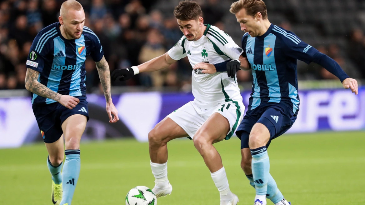 Τζουργκάρντεν- Παναθηναϊκός 2-1: Ήττα με ανατροπή μέσω VAR