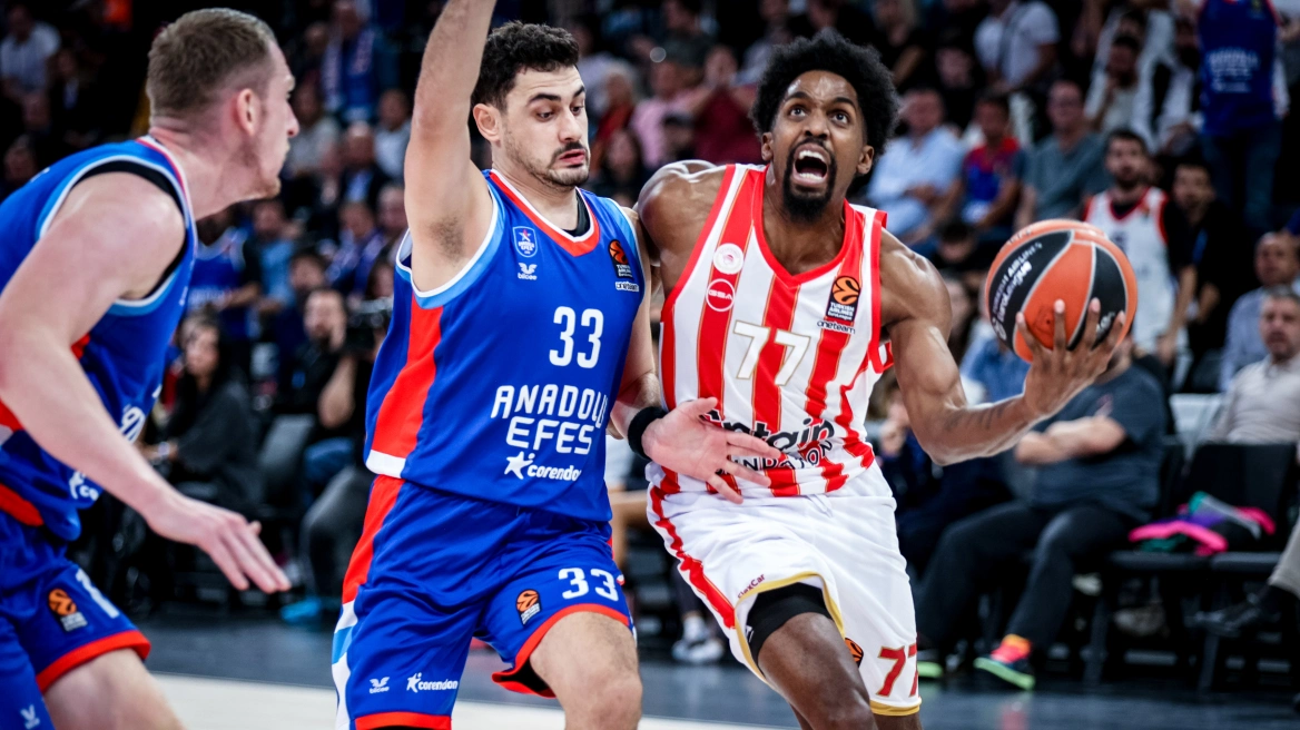 Euroleague: Έχασε δικό του παιχνίδι στην Πόλη ο Ολυμπιακός, 91-89 από την Εφές 