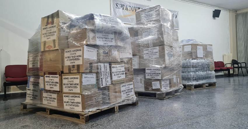 Αποστολή Βοήθειας στη Θεσσαλία από την Νέα Κίνηση Γυναικών Λακωνίας οι Σπαρτιάτισσες