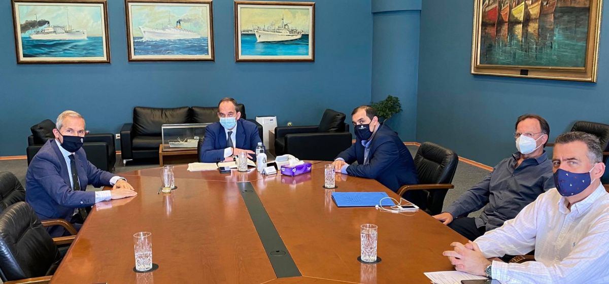 Συνάντηση Δαβάκη – Τριχείλη με την πολιτική ηγεσία του Υπουργείου Ναυτιλίας