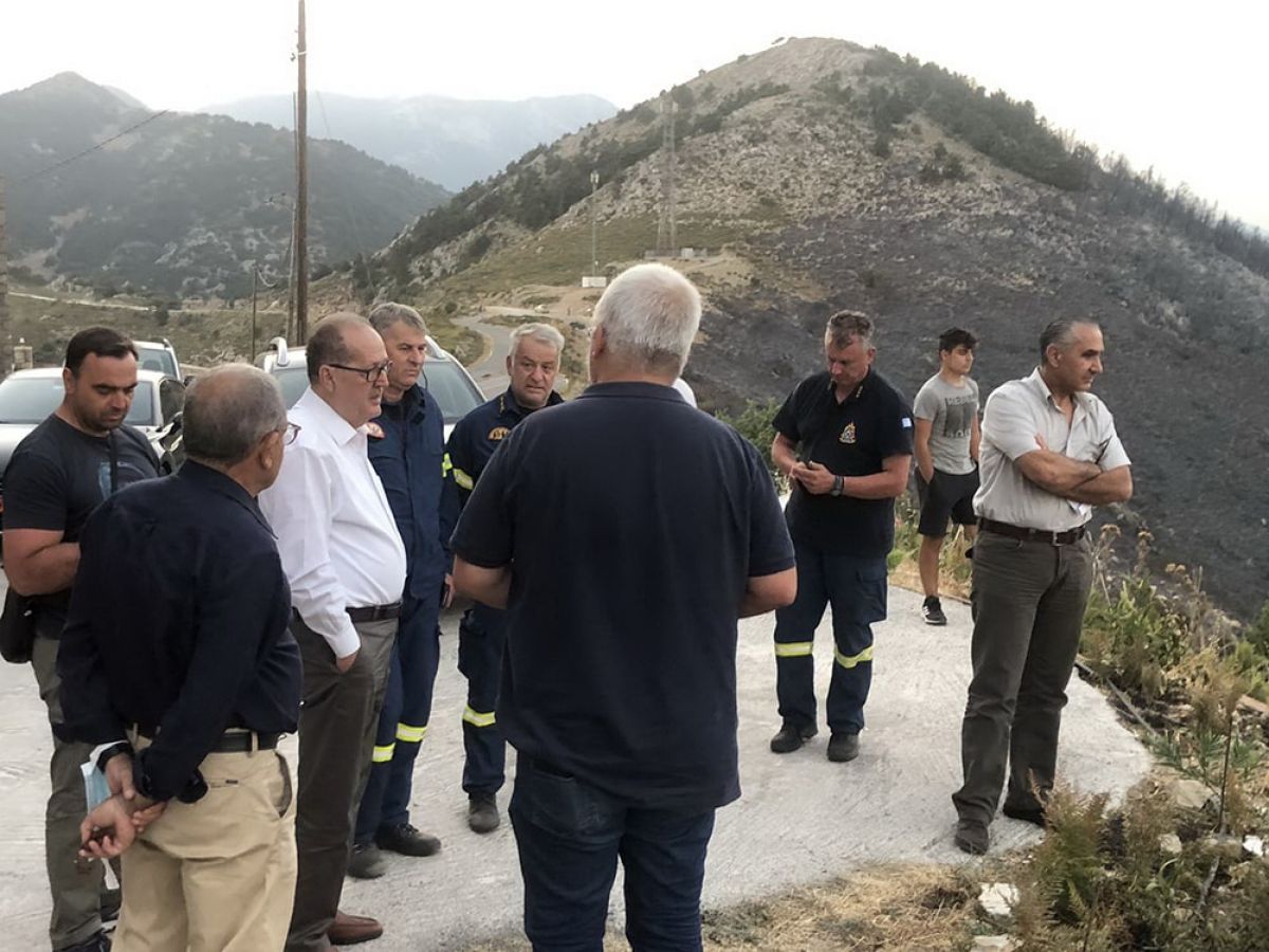 Συνεχίζεται η μάχη με τις φλόγες σε Λακωνία και Μεσσηνία