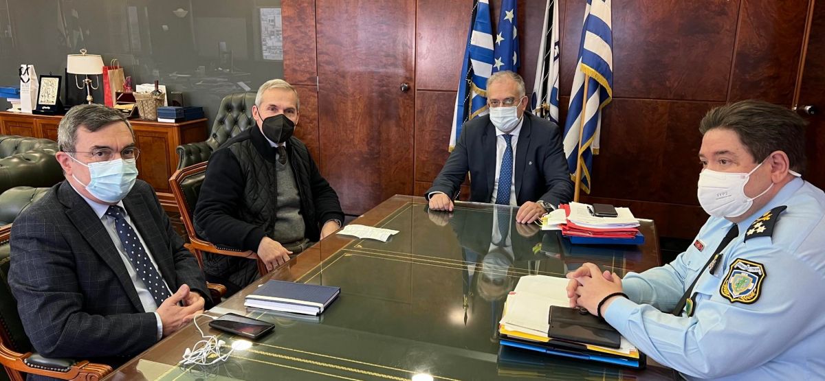 Συνάντηση Θεοδωρικάκου – Δαβάκη στο υπουργείο Προστασίας του Πολίτη