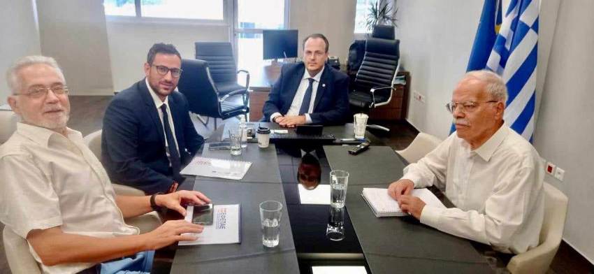 ΣΥΝΑΝΤΗΣΗ ΠΡΟΕΔΡΟΥ ΤΟΥ ΕΦΕΠΑΕ ΠΛΑΤΩΝΑ ΜΑΡΛΑΦΕΚΑ ΜΕ ΠΡΟΕΔΡΟ ΤΗΣ ΜΟΔ ΒΑΣΙΛΗ ΣΙΑΔΗΜΑ