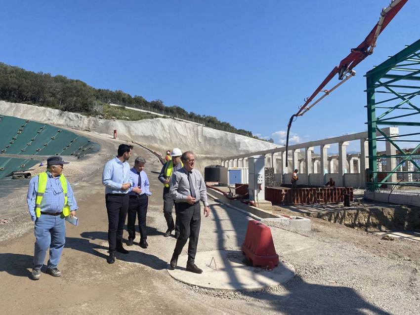 Αυτοψία του περιφερειάρχη Πελοποννήσου Π. Νίκα στην μονάδα διαχείρισης απορριμμάτων στην Καλλιρρόη, όλα βαίνουν σύμφωνα με το χρονοδιάγραμμα