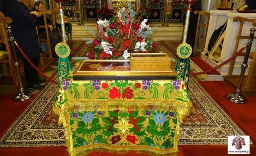 Ο πανηγυρικός Αρχιερατικός Εσπερινός στον Ι.Ν. Αγίου Σπυρίδωνος Σπάρτης