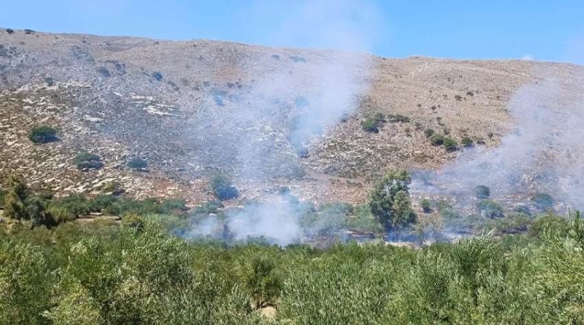 Φωτιά τώρα στο Τουλούπα Χάνι Μεσσηνίας