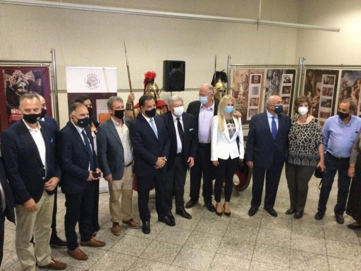 Εκδήλωση στο μετρό Συντάγματος για τα 2500 χρόνια από τη Μάχη των Θερμοπυλών