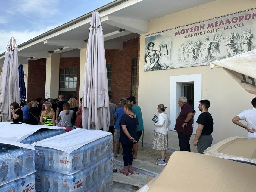 Στις πληγείσες περιοχές των Δήμων Παλαμά Καρδίτσας και Πύλης Τρικάλων βρέθηκε σήμερα ο Δήμαρχος Ανατολικής Μάνης