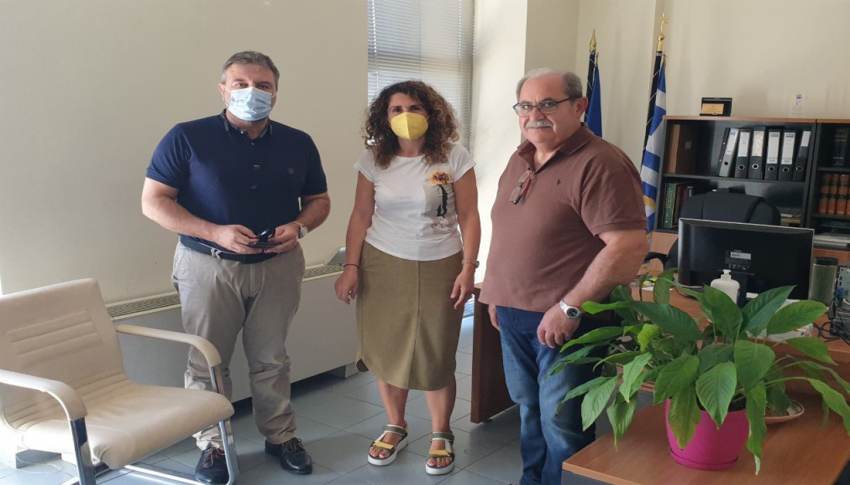 Επίσκεψη Στ. Αραχωβίτη στη Δ/νση Δευτεροβάθμιας Εκπαίδευσης Λακωνίας