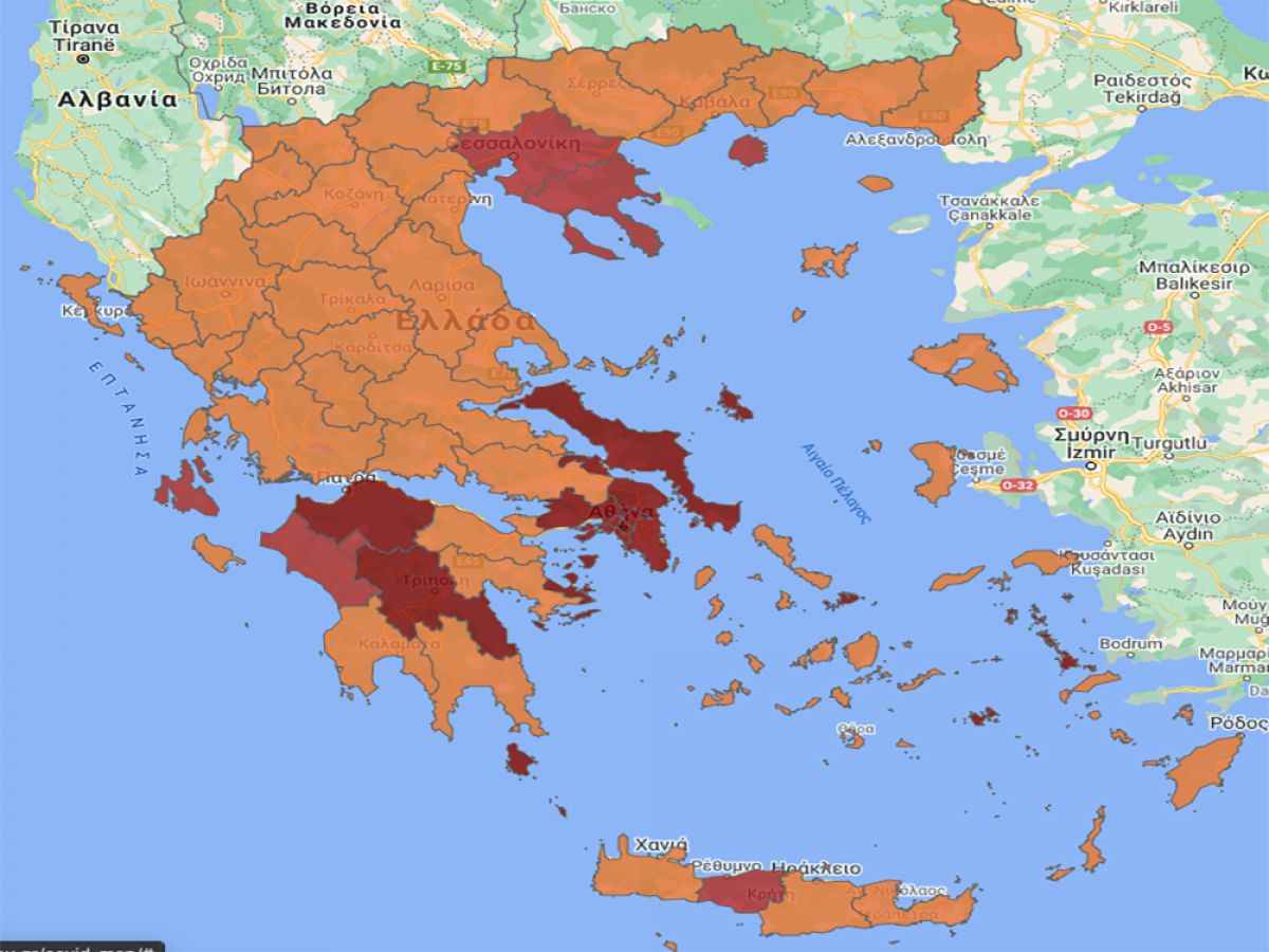 Καταγράφηκαν 69 νέα κρούσματα covid-19 στην Περιφέρεια Πελοποννήσου
