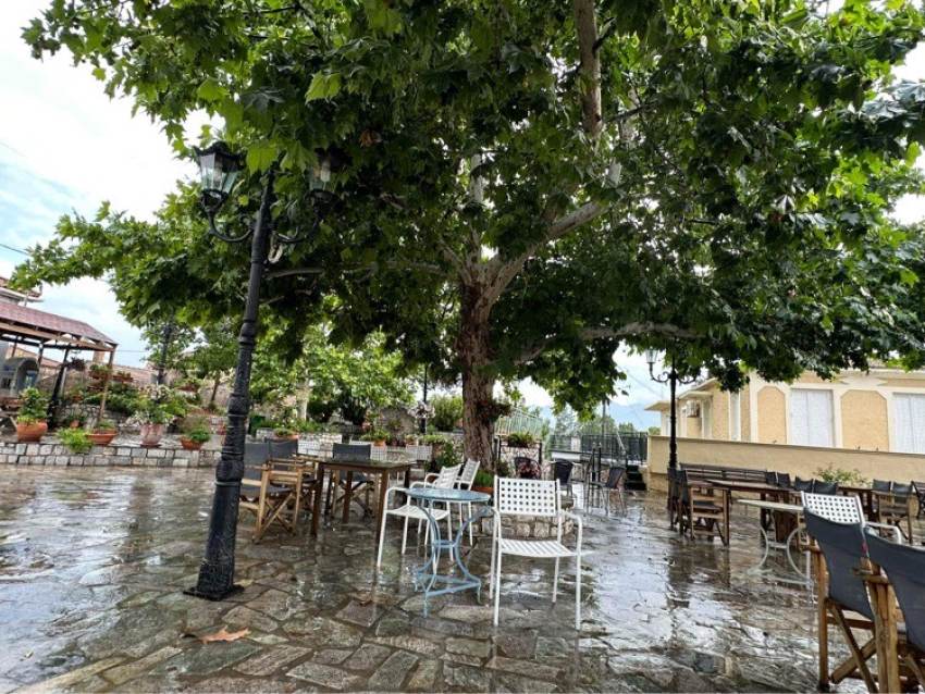 Η Μαρία ξεκίνησε την εβδομάδα της στα χωριά του Πάρνωνα.