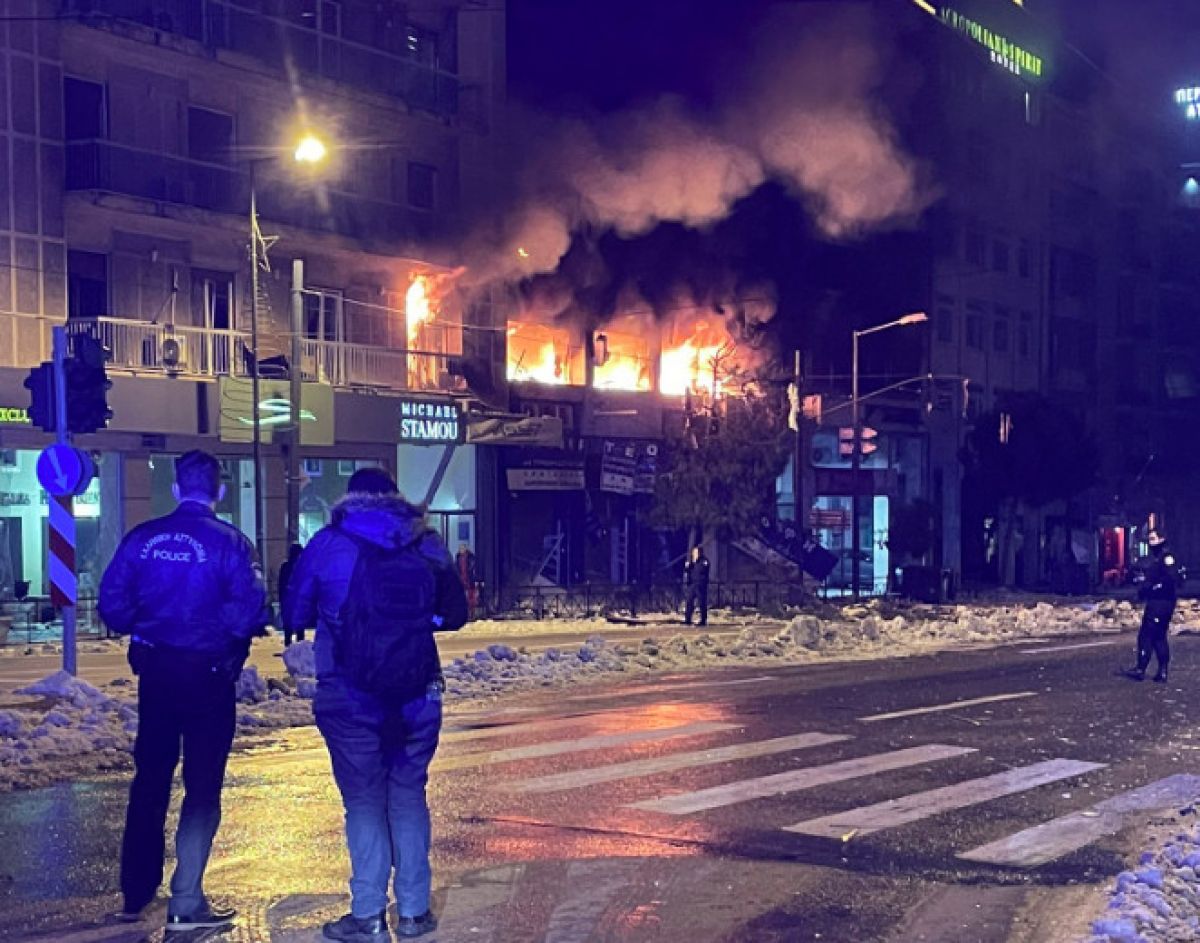 Έκρηξη στη λεωφόρο Συγγρού, κοντά στους Στύλους του Ολυμπίου Διός