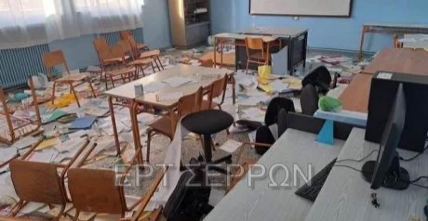 Βανδάλισαν το δημοτικό σχολείο Καστανούσας