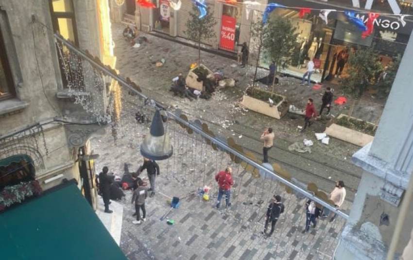 Κωνσταντινούπολη: Τουλάχιστον έξι νεκροί και 53 τραυματίες από την ισχυρή έκρηξη