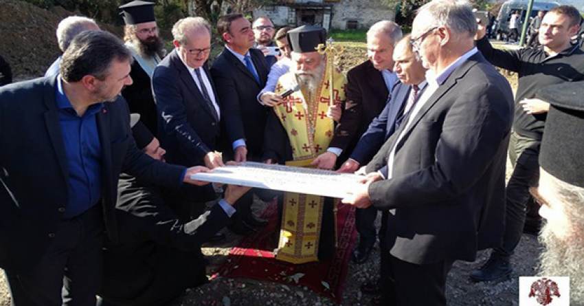 Θεμελίωση Ι.Ν. Αγίου Ανανία στον περιβάλλοντα χώρο του Διοικητηρίου Λακωνίας