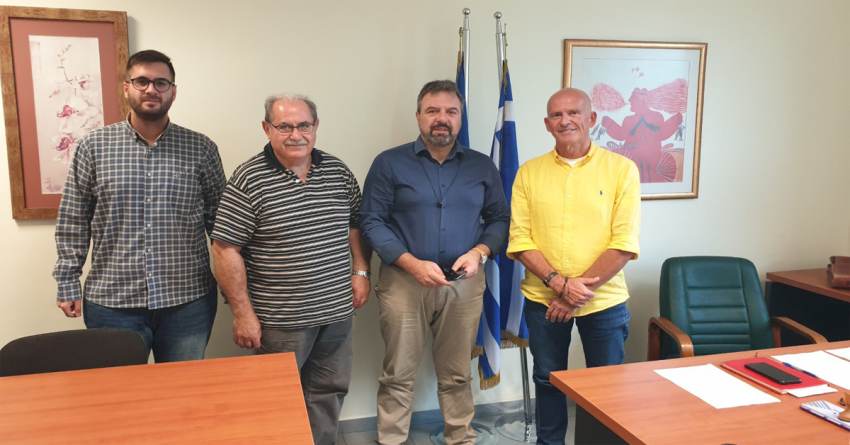 Επίσκεψη Στ. Αραχωβίτη στη Δ/νση Πρωτοβάθμιας Εκπαίδευσης Λακωνίας