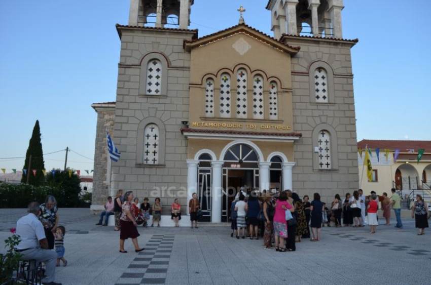 Ιερά Αγρυπνία στον Ι.Ν. Μεταμορφώσεως του Σωτήρος στην Τρίπολη