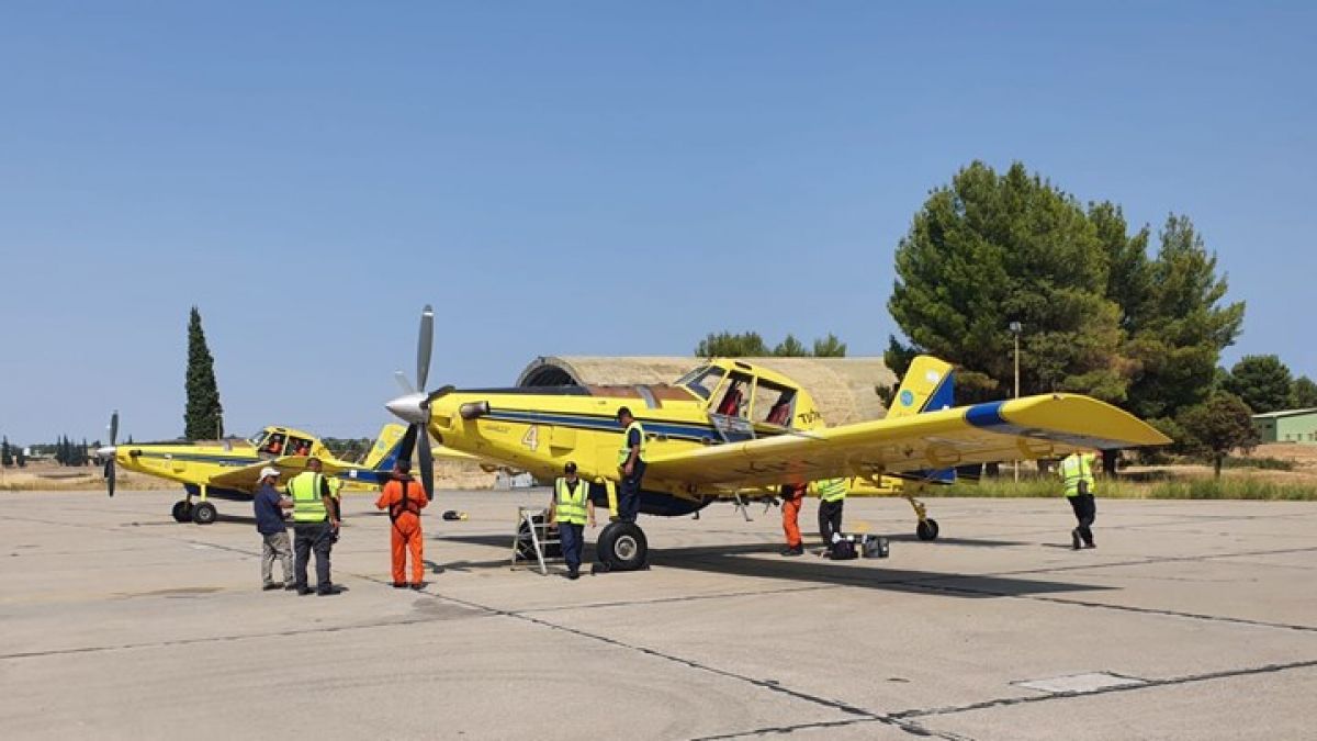 Οι Ισραηλινοί εν δράσει με τα πυροσβεστικά αεροπλάνα στις φωτιές - ΦΩΤΟ