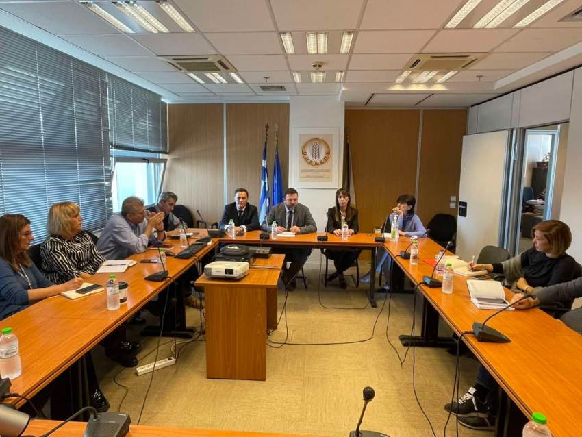 Η επίσκεψη του Γ.Γ ΥΠΑΑΤ Γιώργου Στρατάκου στον ΟΠΕΚΕΠΕ σηματοδοτεί την επανεκκίνηση του Οργανισμού
