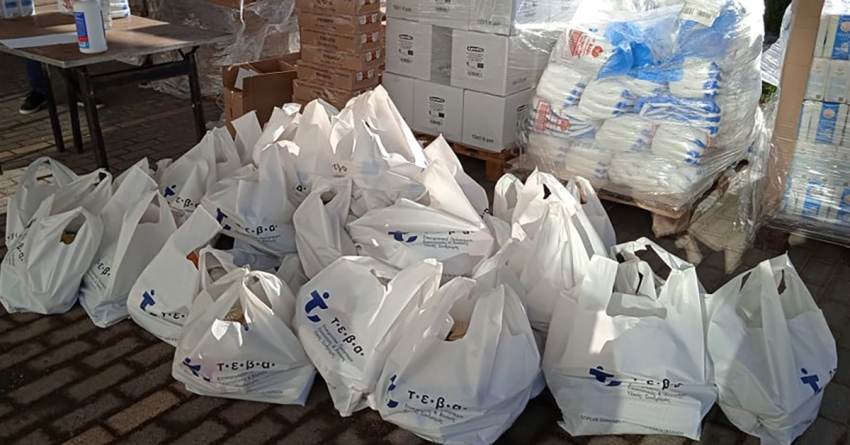 Δήμος Σπάρτης: Διανομή προϊόντων στους δικαιούχους του προγράμματος ΤΕΒΑ