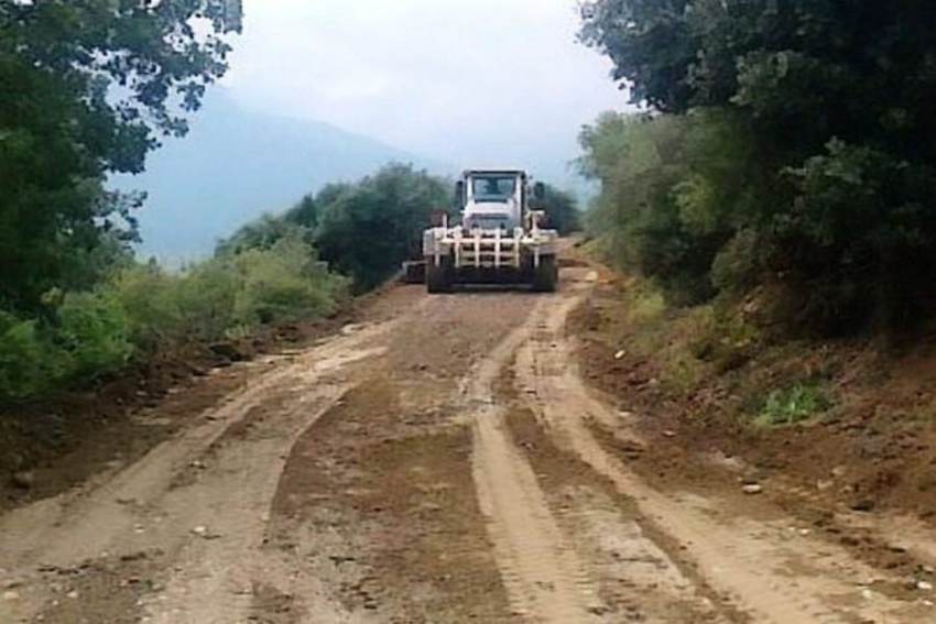 «Βελτίωση αγροτικής οδοποιίας Ανωγείων και Καμινίων Δ.Ε. Φάριδος Δήμου Σπάρτης»