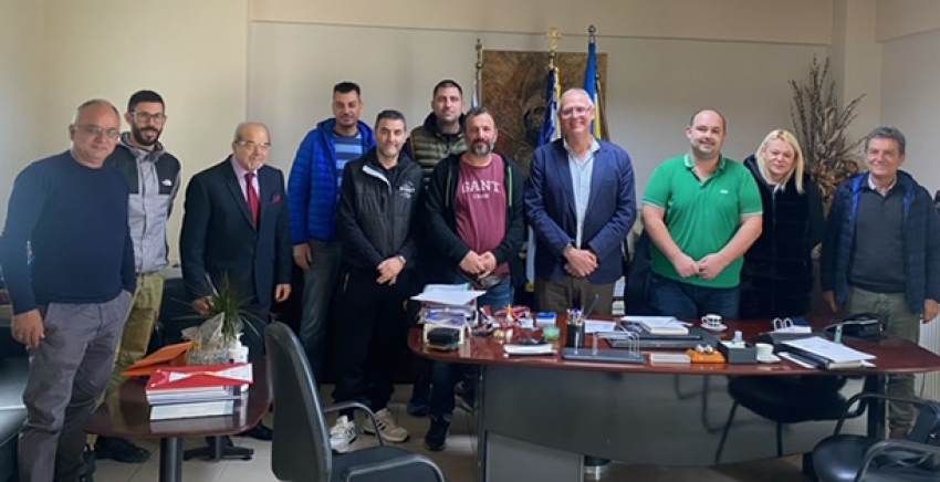 Συνάντηση Δημάρχου Σπάρτης με το νέο Δ.Σ του Συλλόγου Μαζικής Εστίασης