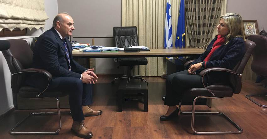 Video - Συνάντηση εργασίας του Δημάρχου Ευρώτα με την Υφυπουργό Παιδείας και Θρησκευμάτων