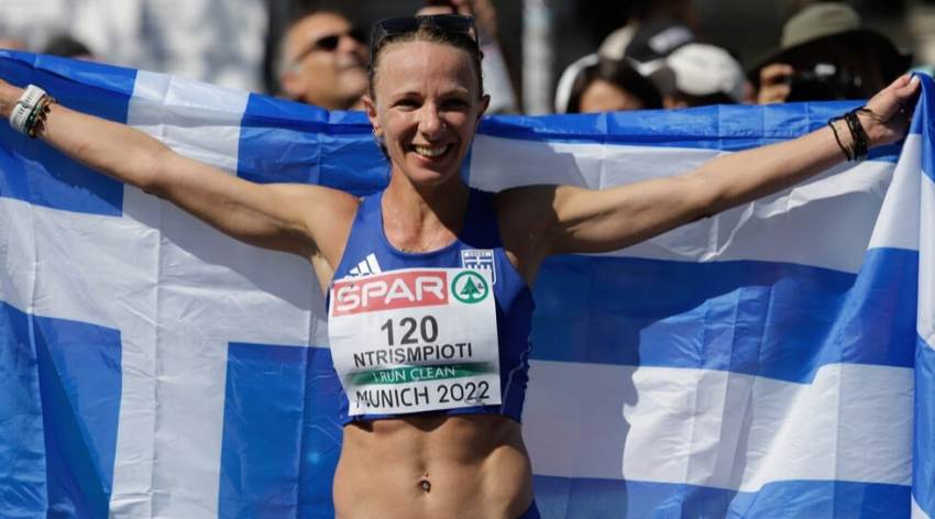 Αντιγόνη Ντρισμπιώτη: Χρυσό μετάλλιο στο ευρωπαϊκό πρωτάθλημα βάδην