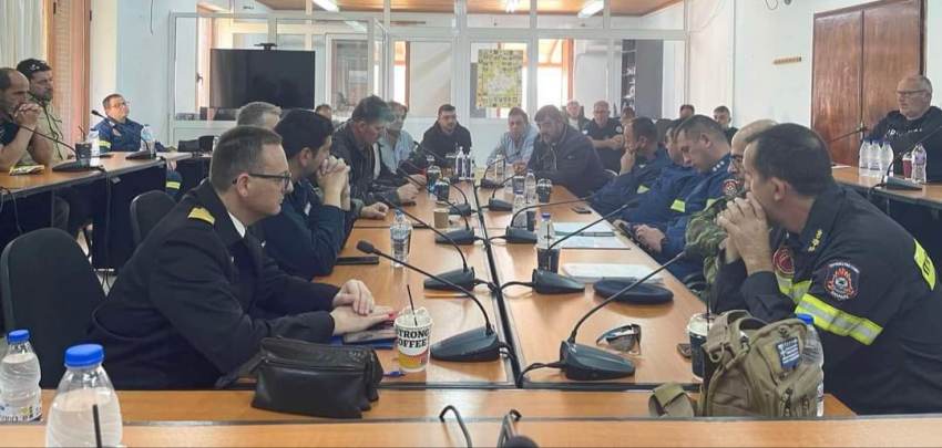 ΣΥΝΕΔΡΙΑΣΗ ΣΥΝΤΟΝΙΣΤΙΚΟΥ ΟΡΓΑΝΟΥ ΠΟΛΙΤΙΚΗΣ ΠΡΟΣΤΑΣΙΑΣ ΔΗΜΟΥ ΕΥΡΩΤΑ ΕΝΟΨΕΙ ΑΝΤΙΠΥΡΙΚΗΣ ΠΕΡΙΟΔΟΥ