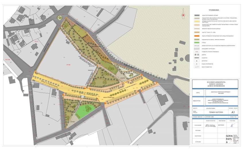 Ανάπλαση περιοχής Μπράμου Κοιν. Μολάων προϋπολογισμού 1.050.000,00 €  από το  Ταμείο Ανάκαμψης και Ανθεκτικότητας