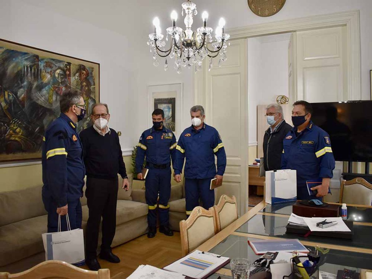 Eπίσκεψη Συντονιστή Πυροσβεστικής Πελοποννήσου, Δυτικής Ελλάδος &amp; Ιονίων Νήσων