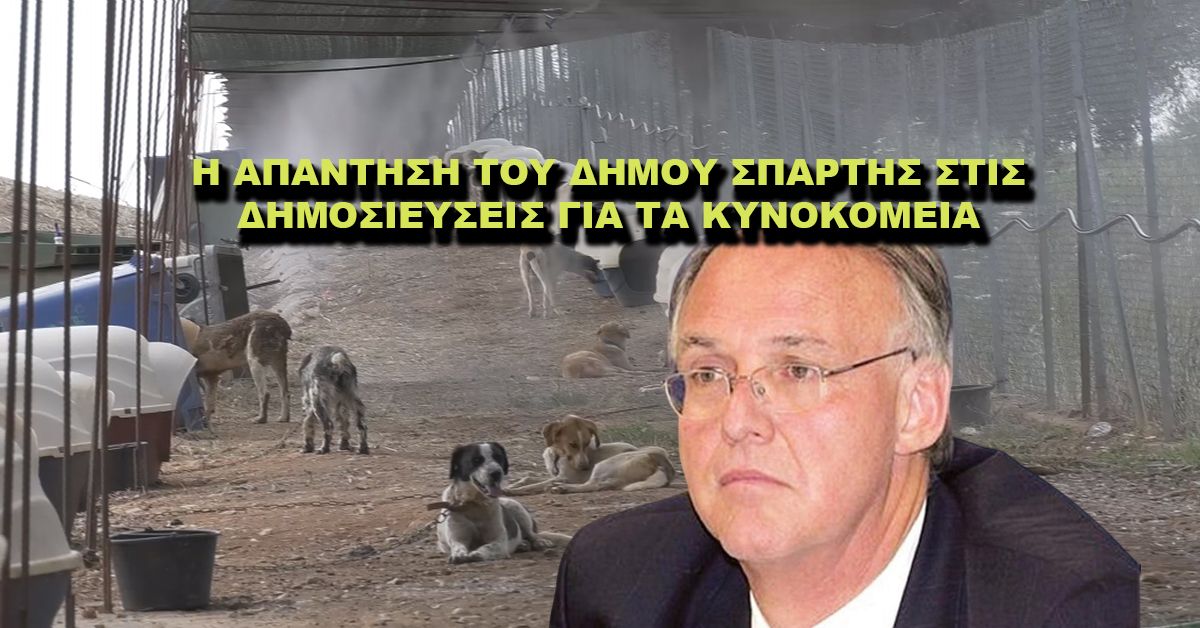 Η ΑΠΑΝΤΗΣΗ ΤΟΥ ΔΗΜΟΥ ΣΠΑΡΤΗΣ ΣΤΙΣ ΔΗΜΟΣΙΕΥΣΕΙΣ ΓΙΑ ΤΑ ΑΔΕΣΠΟΤΑ