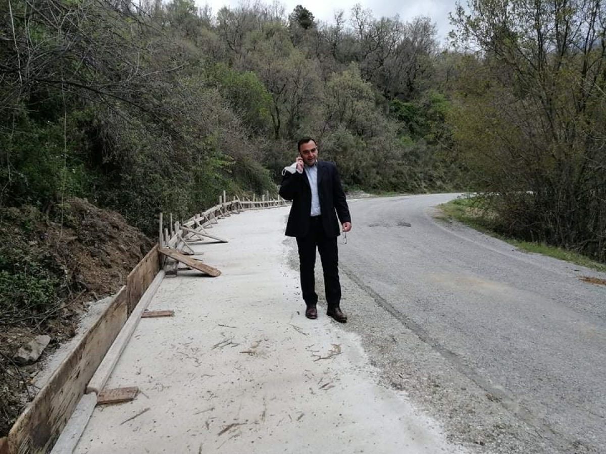 Βελτιώνεται το επαρχιακό οδικό δίκτυο προς την περιοχή της Άρνας