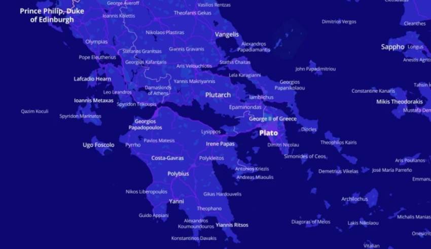 Διαδραστικός χάρτης: Ποιο είναι το πιο διάσημο πρόσωπο της Σπάρτης;